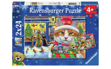 Load image into Gallery viewer, Christmas Kitties 2X24pc