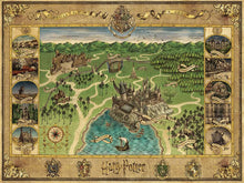 Load image into Gallery viewer, Hogwarts Map 1500pc