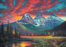 Load image into Gallery viewer, Alberta's Three Sisters 1000pc