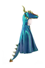 Load image into Gallery viewer, Emerald The Metallic Dragon Cape