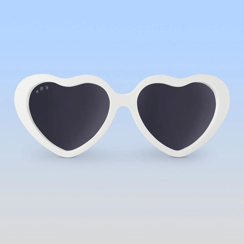 Baby White Heart Sunglasses