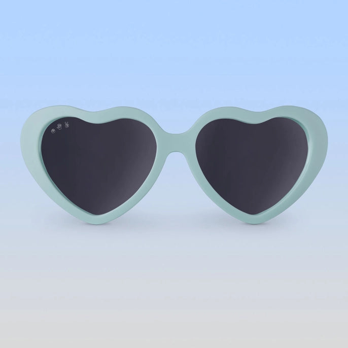 Toddler Aqua Heart Sunglasses