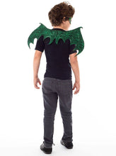 Load image into Gallery viewer, Green Dragon Wings & Mask