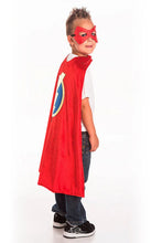 Load image into Gallery viewer, Red Hero Cape & Mask 3-8 Years