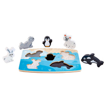 Load image into Gallery viewer, Polar Animal Tactile Puzzle