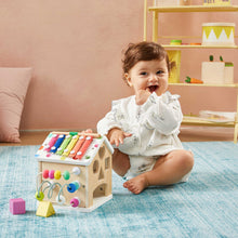 Load image into Gallery viewer, Tiny Land® Cottage Activity Cube - Rainbow
