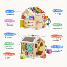 Load image into Gallery viewer, Tiny Land® Cottage Activity Cube - Rainbow