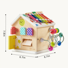 Load image into Gallery viewer, Tiny Land® Cottage Activity Cube - Rainbow