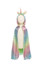 Load image into Gallery viewer, Rainbow Reversible Unicorn Dragon Cape 5-6