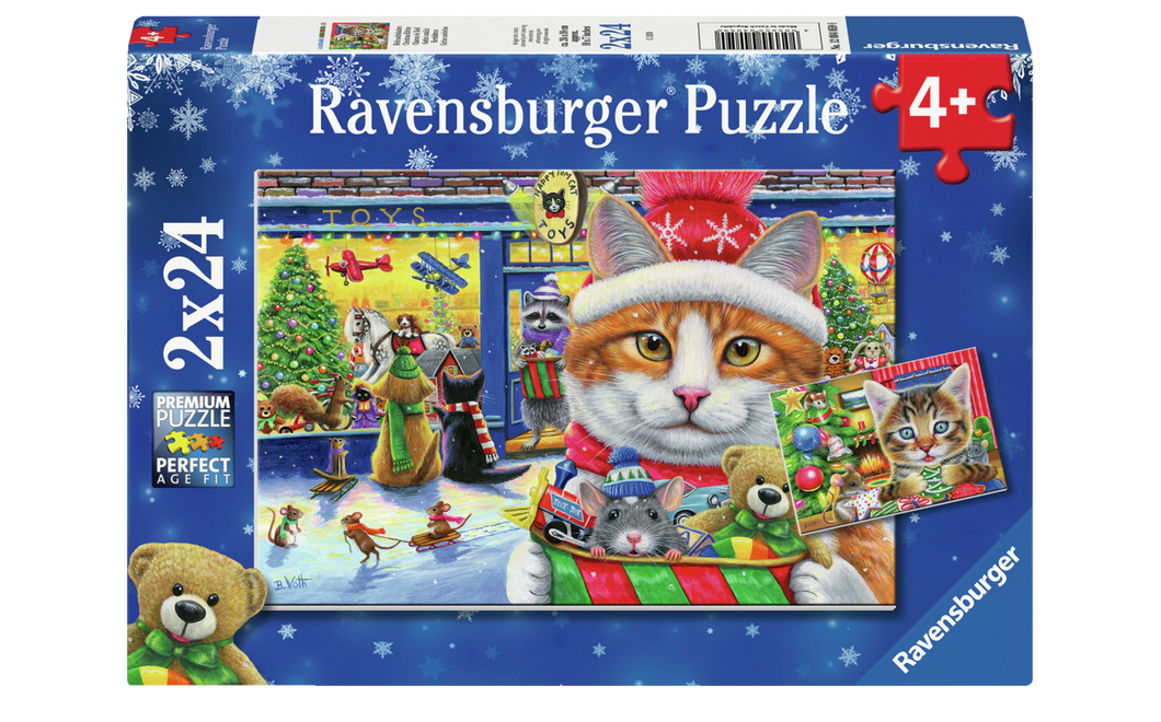 Christmas Kitties 2X24pc
