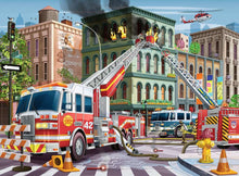 Load image into Gallery viewer, Fire Truck Rescue 100pc