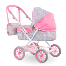 Load image into Gallery viewer, Bright Pink Floral Baby Carriage