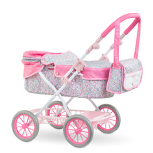 Load image into Gallery viewer, Bright Pink Floral Baby Carriage