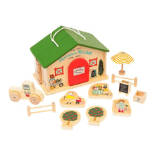 Load image into Gallery viewer, Market Day Wooden Playset