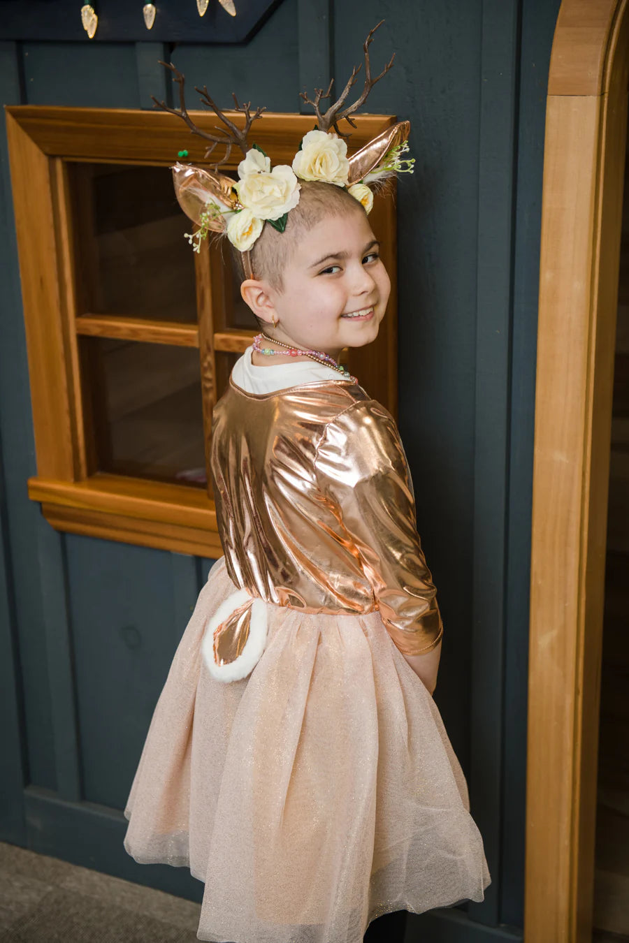 Woodland Deer  Dress 3-4