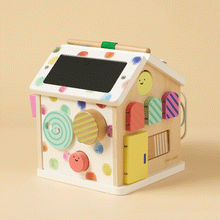 Load image into Gallery viewer, Tiny Land® Cottage Activity Cube - Rainbow