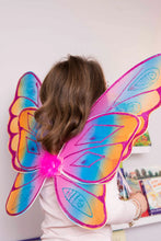 Load image into Gallery viewer, Fuchsia Glitter Rainbow Wings