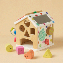 Load image into Gallery viewer, Tiny Land® Cottage Activity Cube - Rainbow