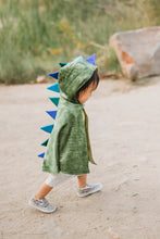 Load image into Gallery viewer, Green/Blue Dragon Baby Cape 12-24M