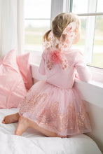Load image into Gallery viewer, Rose Gold Tutu &amp; Wing Set Size 4-6