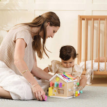 Load image into Gallery viewer, Tiny Land® Cottage Activity Cube - Rainbow