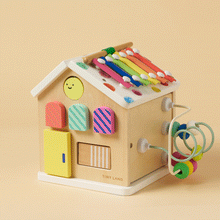 Load image into Gallery viewer, Tiny Land® Cottage Activity Cube - Rainbow