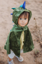 Load image into Gallery viewer, Green/Blue Dragon Baby Cape 12-24M