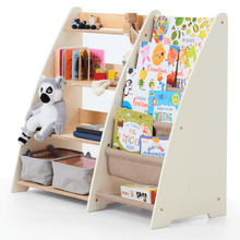 Load image into Gallery viewer, 2in1 Montessori Shelf for Books and Toys