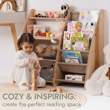 Load image into Gallery viewer, 2in1 Montessori Shelf for Books and Toys