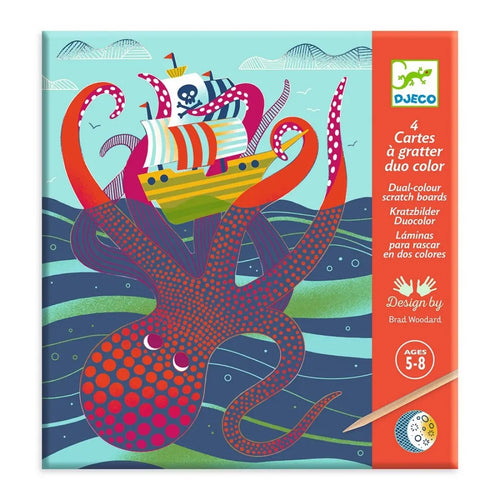Topsy Turvy Dual Color Scratch Card