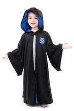 Load image into Gallery viewer, Blue Hooded Wizard Tobe Small/Medium