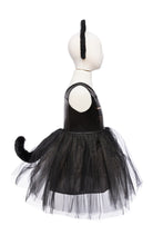 Load image into Gallery viewer, Black Cat Dress &amp; Headband Size 5-6