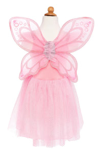 Pink Sequins Butterfly Dress & Wings 5-7