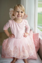 Load image into Gallery viewer, Rose Gold Tutu &amp; Wing Set Size 4-6