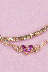 Boutique Chic Linked w Love Bracelets