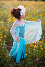 Load image into Gallery viewer, Ice Queen Dress with Cape Size 5-6