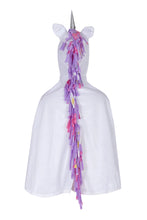 Load image into Gallery viewer, White Unicorn Toddler Cape 2-3T