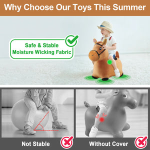 Bouncy Brown Horse