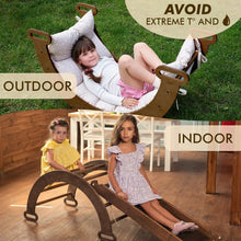 Load image into Gallery viewer, 3in1 Montessori Climbing Set: Climbing Arch + Slide Board + Cushion – Chocolate