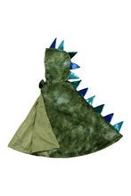 Load image into Gallery viewer, Green/Blue Dragon Baby Cape 12-24M