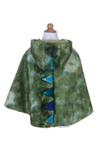 Load image into Gallery viewer, Green/Blue Dragon Baby Cape 12-24M