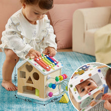 Load image into Gallery viewer, Tiny Land® Cottage Activity Cube - Rainbow