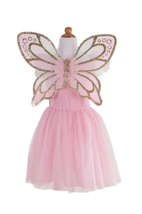 Gold Butterfly Dress w/ Wings 5-7