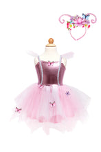 Load image into Gallery viewer, Woodland Butterfly Dress &amp; Headband Size: 5-6