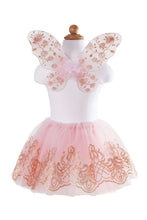 Load image into Gallery viewer, Rose Gold Tutu &amp; Wing Set Size 4-6
