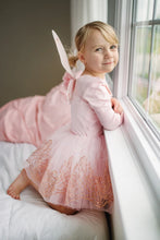 Load image into Gallery viewer, Rose Gold Tutu &amp; Wing Set Size 4-6