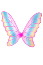 Load image into Gallery viewer, Fuchsia Glitter Rainbow Wings