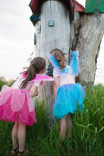 Load image into Gallery viewer, Blue Fancy Flutter Skirt, Wings &amp; Wand Size 4-7