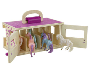 Unicorn Magic Wooden Stable Playset