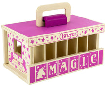 Load image into Gallery viewer, Unicorn Magic Wooden Stable Playset